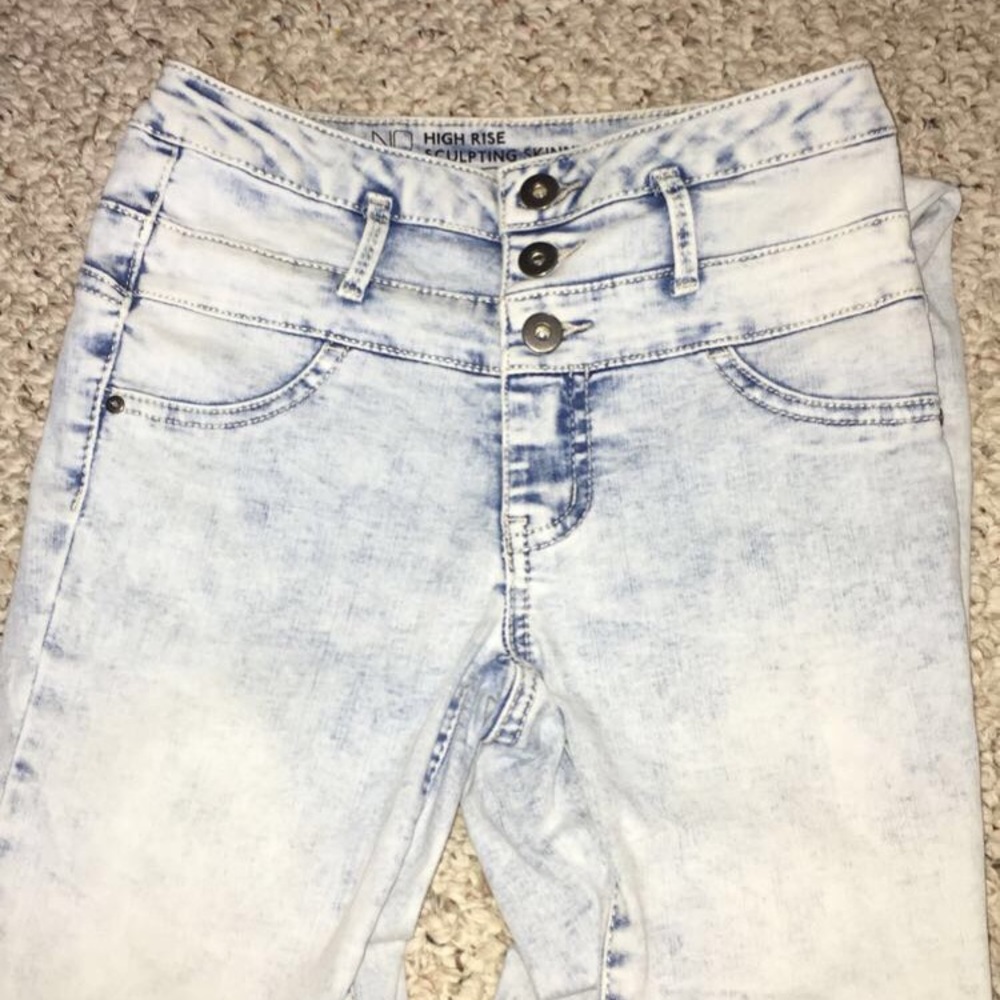 High rise sculpting skinny jeans🤍✨